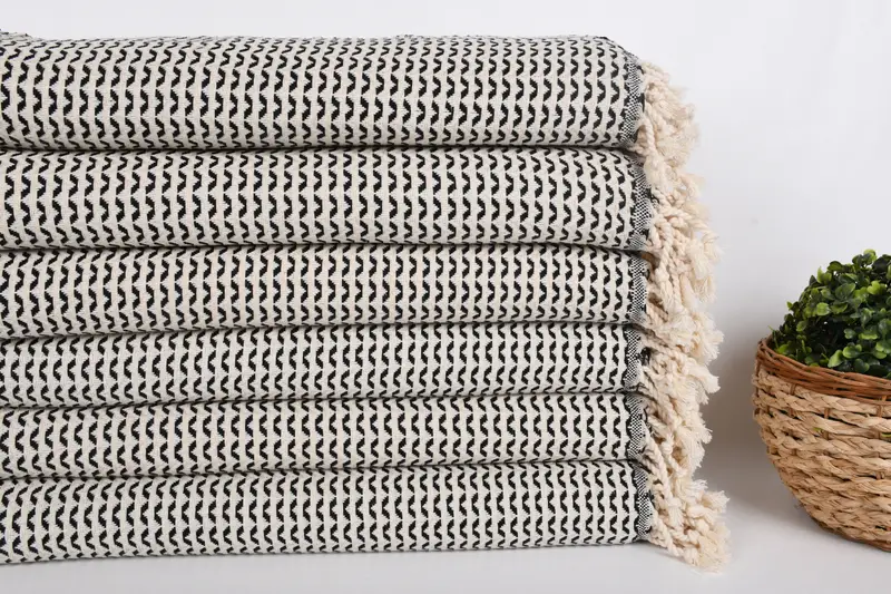 Scarf Towel, 70x40 Cotton Diamond Towel, Wedding Favors, Summer Towel, Peshtemal Towel, Personalized Gift, Bridal Shower Favor, Wedding Towel - 2