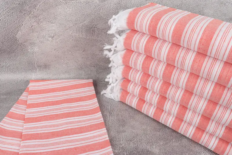 70x40 Cotton Striped Towel, Spa Towel, Gifts For Him, Best Friend Wedding Gift, Bachelor Party Gifts, Bachelorette Party Favors, Embroidered Towel - 2