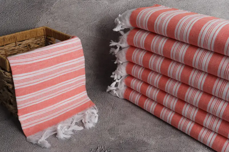 70x40 Cotton Striped Towel, Spa Towel, Gifts For Him, Best Friend Wedding Gift, Bachelor Party Gifts, Bachelorette Party Favors, Embroidered Towel - 3