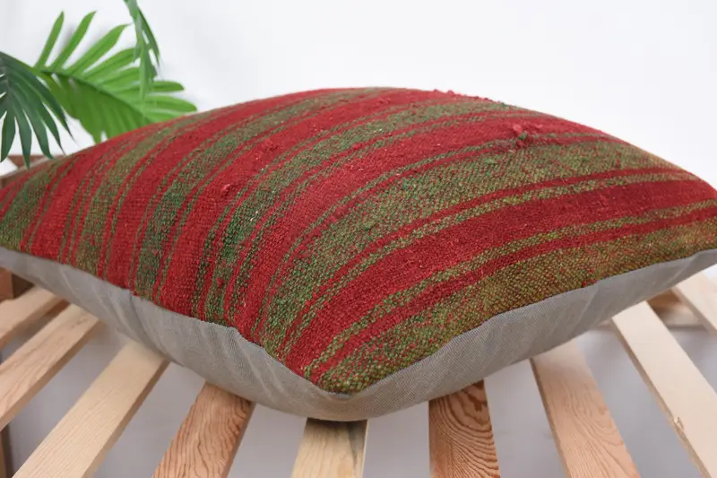 Gift Pillow, Christmas Pillow Sham, Pillow Sham, Home Decor Pillow, Interior Designer Pillow, Indoor Pillow, 20x20 Red Cushion, Accent Throw Pillow - 6