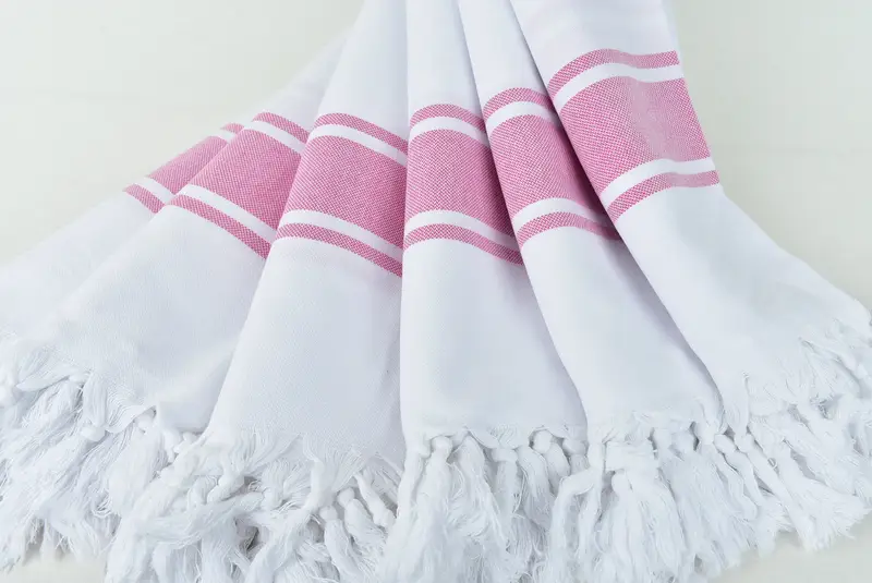 Turkish beach towel, Personalized Towel, 70x40 Cotton Striped Towel, Fouta towel, Bachelor Gift, Oversized lightweight Turkish bath towel USA - 4