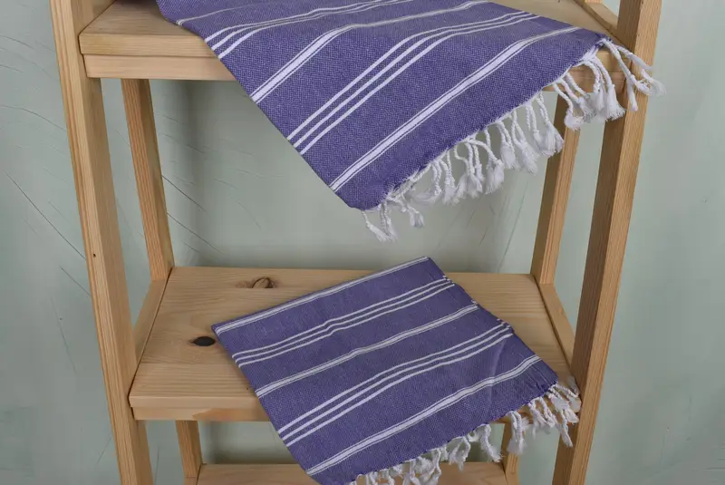 Personalized Home Gift Wedding, Gift For Bride, Small Bath Towels, 40x24 Cotton Striped Towel, Monogrammed Hand Towel, Kitchen Towel, Gifts For Him - 5