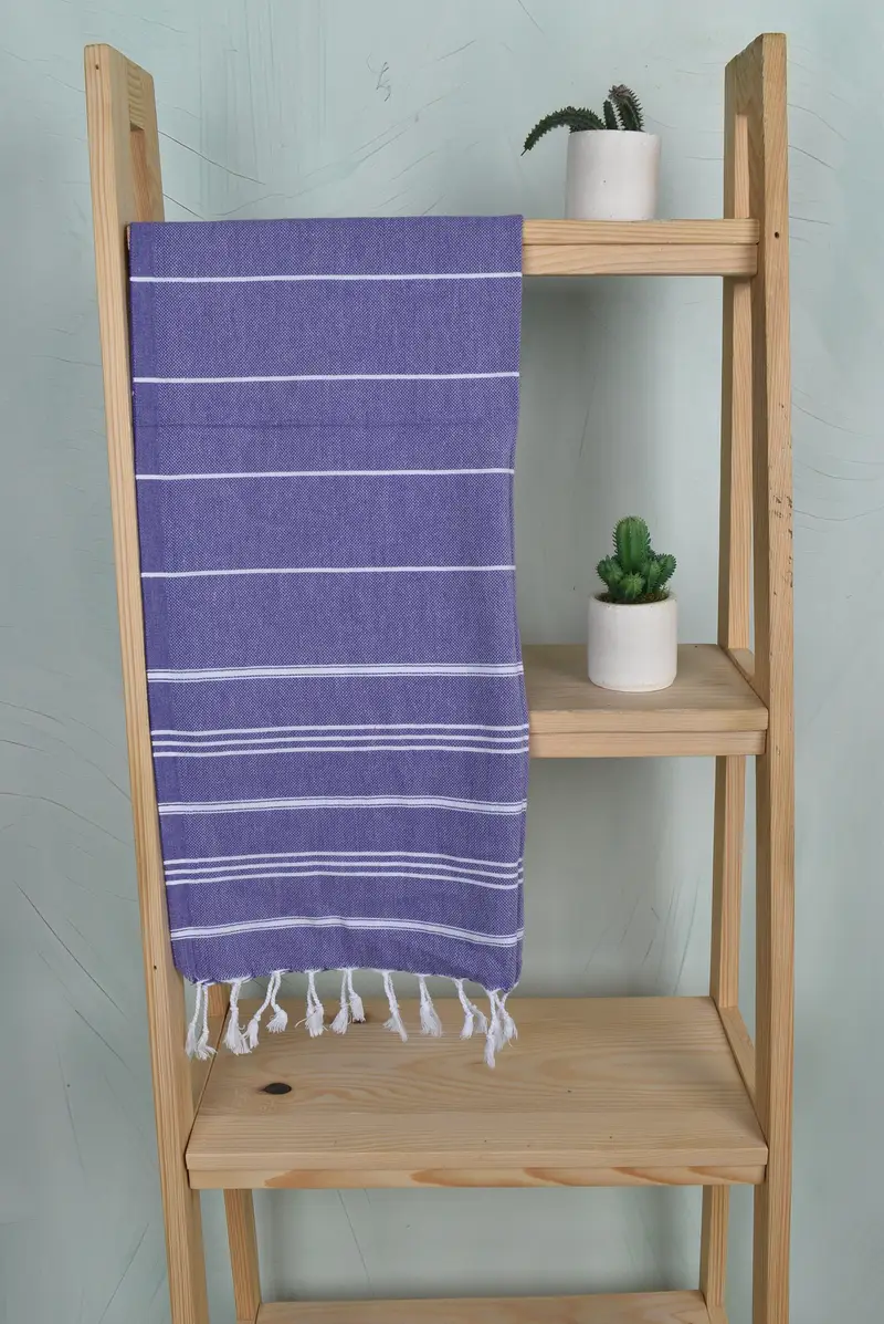 Personalized Home Gift Wedding, Gift For Bride, Small Bath Towels, 40x24 Cotton Striped Towel, Monogrammed Hand Towel, Kitchen Towel, Gifts For Him - 8
