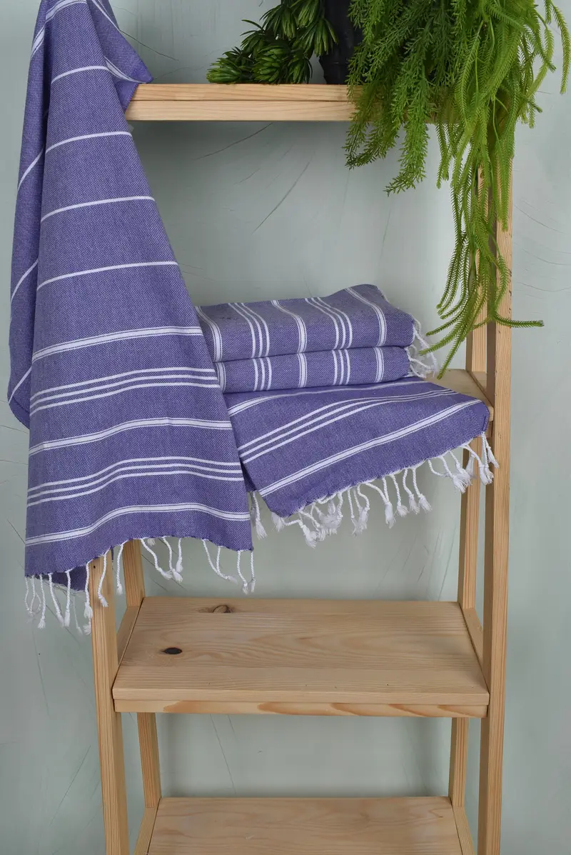 Personalized Home Gift Wedding, Gift For Bride, Small Bath Towels, 40x24 Cotton Striped Towel, Monogrammed Hand Towel, Kitchen Towel, Gifts For Him - 6