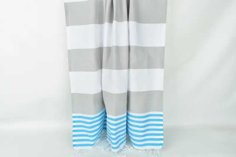 Housewarming Gift, Monogrammed Turkish Towel, Pool Towels, 70x40 Cotton Striped Towel, Turkish bath towel, Employee Gifts, Personalized Beach Towel - 8