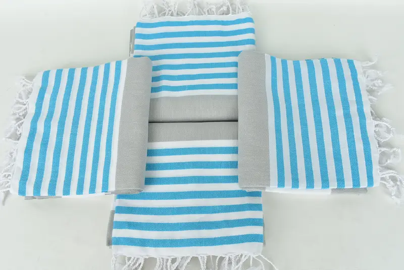 Housewarming Gift, Monogrammed Turkish Towel, Pool Towels, 70x40 Cotton Striped Towel, Turkish bath towel, Employee Gifts, Personalized Beach Towel - 6