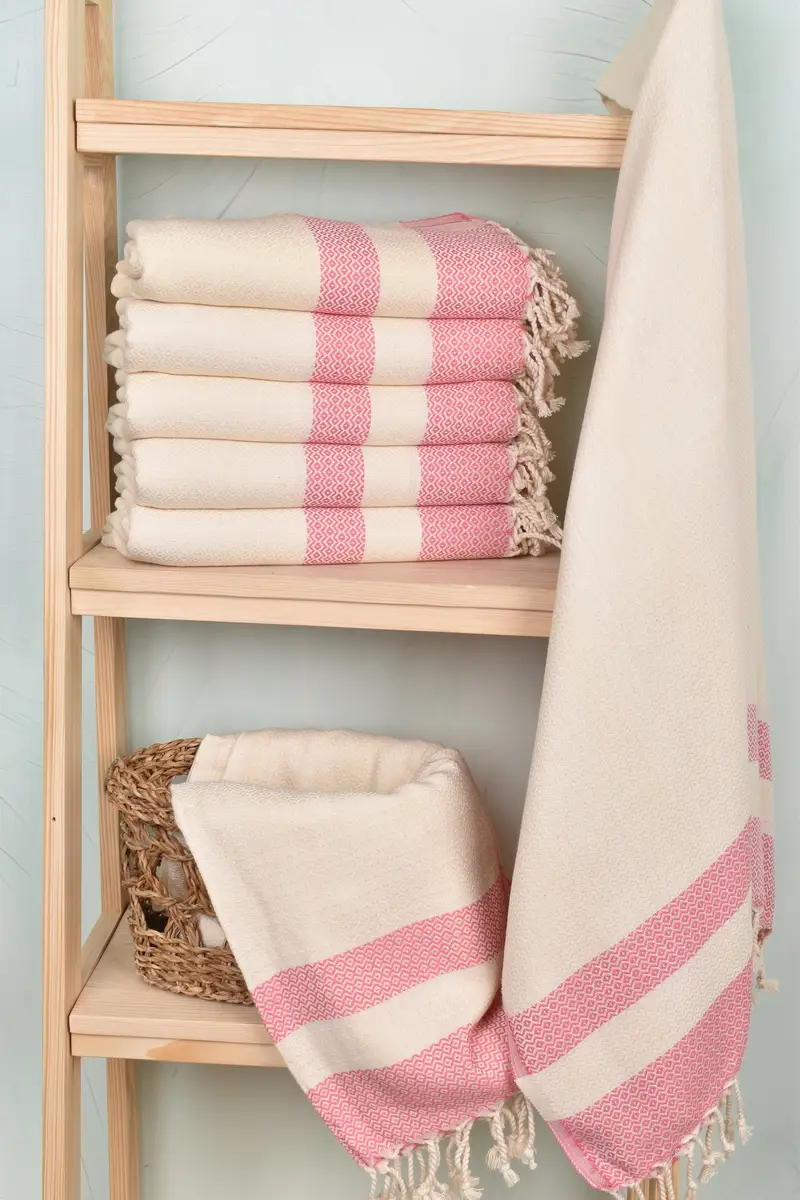 Bath towel, 70x40 Cotton Geometric Towel, Sand-resistant towel, Bridesmaid Favors, Best Wedding Gift, Bachelorette Party Gifts Bridesmaids - 2