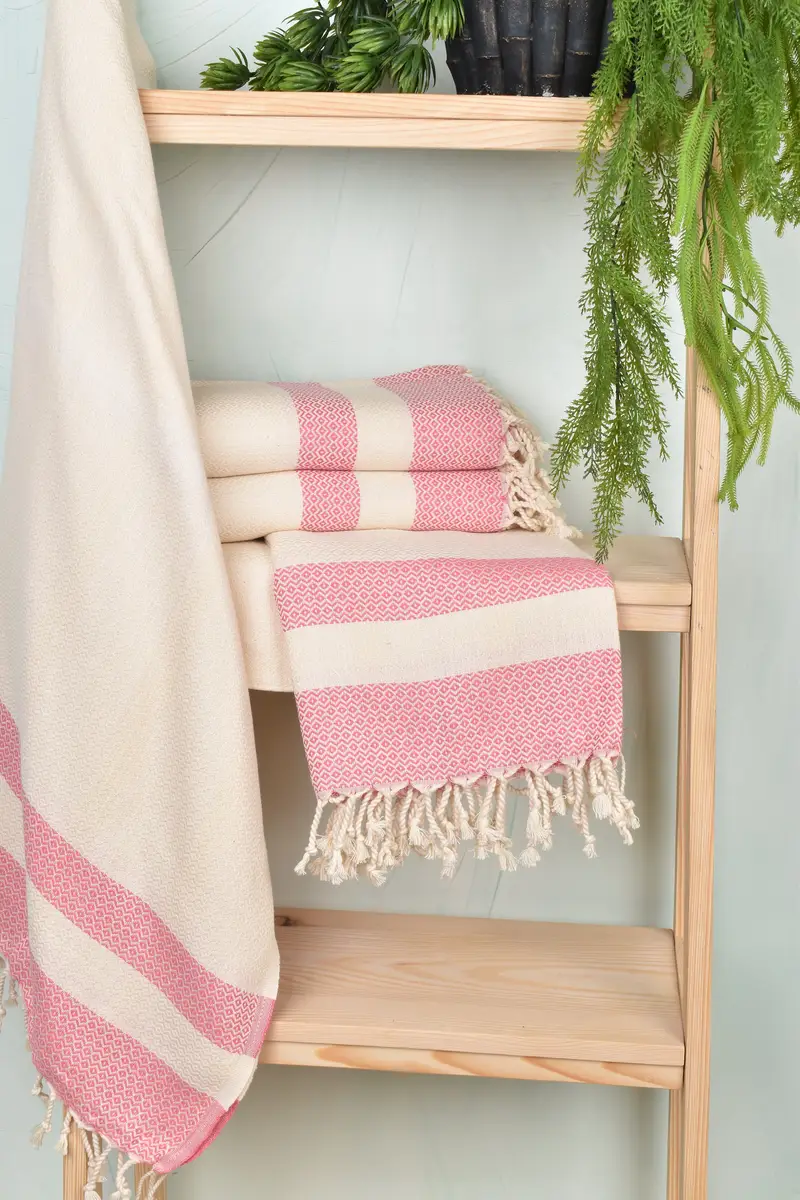 Bath towel, 70x40 Cotton Geometric Towel, Sand-resistant towel, Bridesmaid Favors, Best Wedding Gift, Bachelorette Party Gifts Bridesmaids - 5