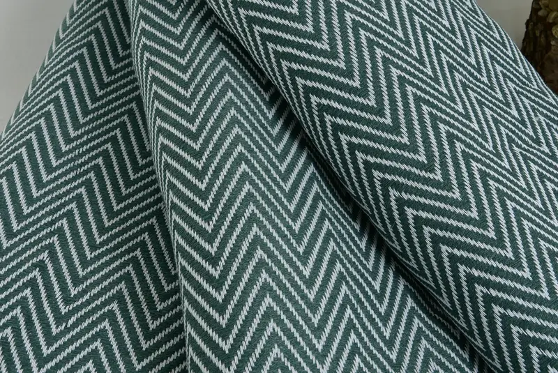 Wedding Gift Customized Blanket, Turkish Blanket, 96x80 Cotton Chevron Towel, Bridesmaid Gifts, Woven Blanket, Bridal Shower Favor, Shower Curtain - 5
