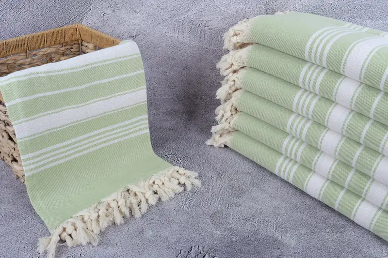 Bachelorette Favor, Gift For Her, Monogram Turkish Bath Towel, Monogram Beach Towel, Gym Towel, 70x40 Cotton Herringbone Towel, Bridal Shower Favors - 3