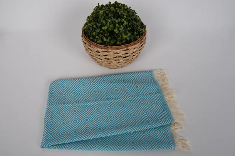 Favores de boda, regalo de boda hecho a mano, toalla de mano de monograma, toalla de mano turca, regalo personalizado para él, toalla de diamante de algodón de 28x20, regalo de verano - 4