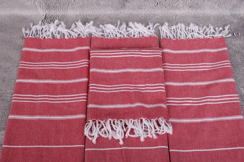 Personalized Gifts, Wedding Hand Made Gift, Custom Hand Towel, Bridesmaid Gift Towel, 40x24 Cotton Striped Towel, Monogrammed Hand Towel - 4