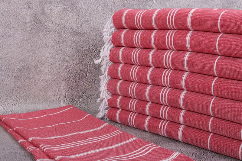 Personalized Gifts, Wedding Hand Made Gift, Custom Hand Towel, Bridesmaid Gift Towel, 40x24 Cotton Striped Towel, Monogrammed Hand Towel - 2