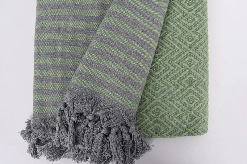 Gift For Wedding Day, Unique Gift, Turkish Blanket, Monogram Blanket, Custom Blanket, 104x80 Cotton Diamond Towel, Shower Curtain, Organic Throw - 8