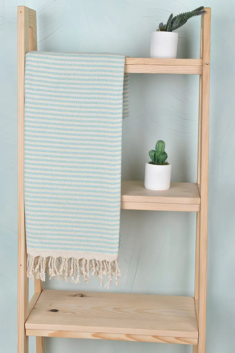 Bridesmaid Gift, Sand-free towel, Handmade Gift, Embroidery Towel, 70x40 Cotton Polka Dot Towel, Personalized Beach Towel, Embroidered Turkish Towel - 8