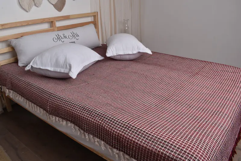 Decorative Bedspread, Bachelorette Gifts, Aesthetic Blanket, Organic Throw, 96x70 Cotton Striped Towel, Woven Blanket, Gift Boxes, Housewarming Gift - 8