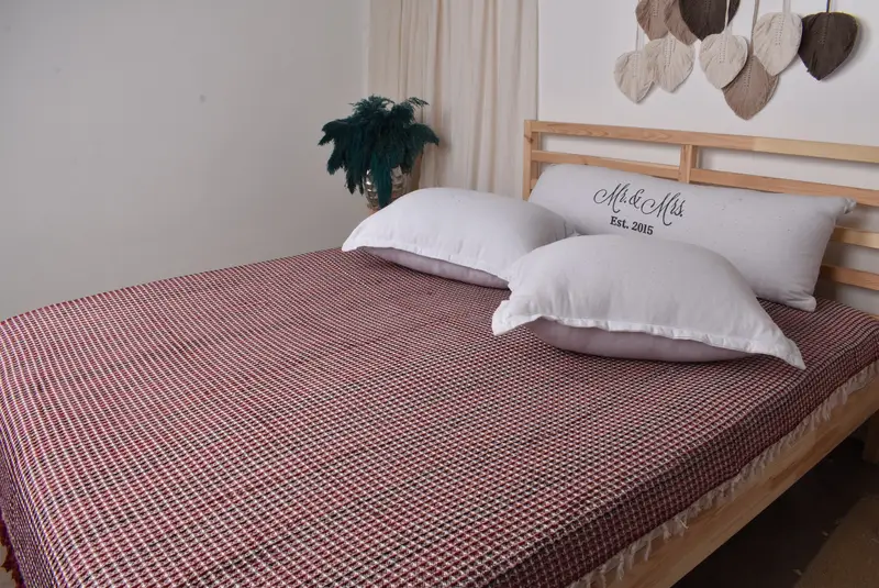 Decorative Bedspread, Bachelorette Gifts, Aesthetic Blanket, Organic Throw, 96x70 Cotton Striped Towel, Woven Blanket, Gift Boxes, Housewarming Gift - 7