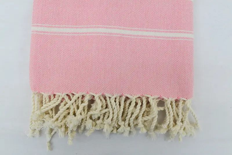 Monogram Beach Towel, Spa Towel, Valentines Day Gift Idea, Housewarming Gift, Bridesmaid Gift, Decorative Towel, 70x40 Cotton Striped Towel - 5