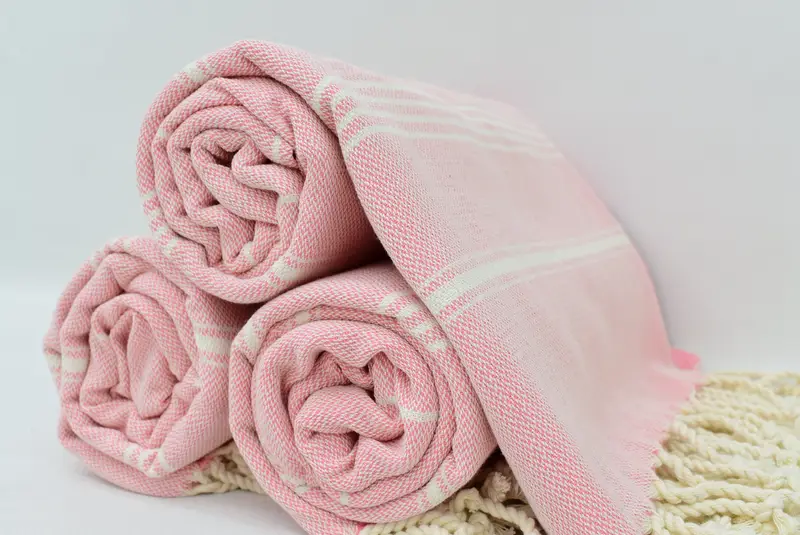 Monogram Beach Towel, Spa Towel, Valentines Day Gift Idea, Housewarming Gift, Bridesmaid Gift, Decorative Towel, 70x40 Cotton Striped Towel - 6