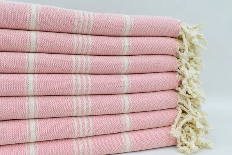 Monogram Beach Towel, Spa Towel, Valentines Day Gift Idea, Housewarming Gift, Bridesmaid Gift, Decorative Towel, 70x40 Cotton Striped Towel - 2