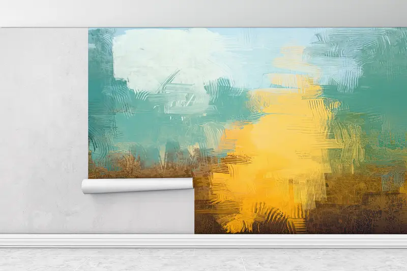 Colorful Painting, Modern Wall Poster, Oil Painting Print, Colorful Wall Poster, Modern Abstract Wall Painting, - 1