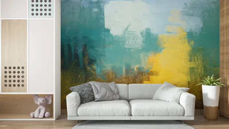 Colorful Painting, Modern Wall Poster, Oil Painting Print, Colorful Wall Poster, Modern Abstract Wall Painting, - 6
