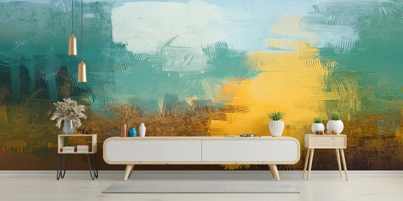 Colorful Painting, Modern Wall Poster, Oil Painting Print, Colorful Wall Poster, Modern Abstract Wall Painting, - 3