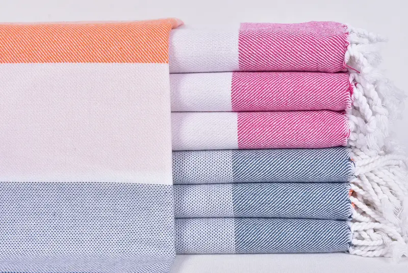 Handwoven Turkish bath towel, Custom Wedding Gifts, Gift For Her, 70x40 Cotton Striped Towel, Best Beach Towel, Customized Towels, Spa Gift Towel - 1
