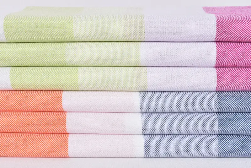 Handwoven Turkish bath towel, Custom Wedding Gifts, Gift For Her, 70x40 Cotton Striped Towel, Best Beach Towel, Customized Towels, Spa Gift Towel - 2