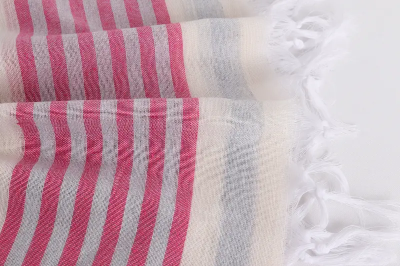 Quick-Dry Beach Towel, Best Friend Gift Ideas, Personalized Wedding Gift, Turkish Towel USA, 68x40 Cotton Striped Towel, Custom Wedding Towel - 8