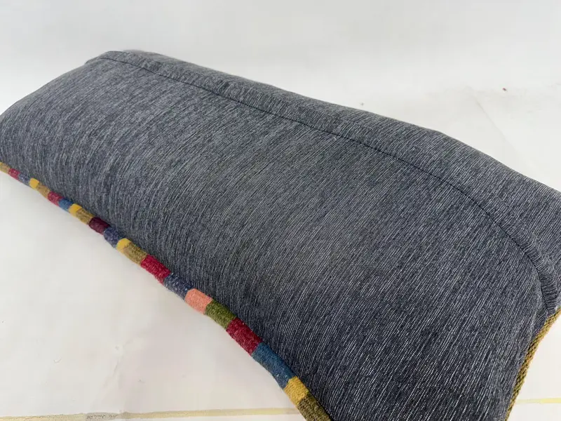 Decorative Throw Pillow Case, Throw Kilim Pillow, Ethnical Kilim Rug Pillow, 16x36 Yellow Pillow Cover, Cushion, Kilim Pillow Cover - 7