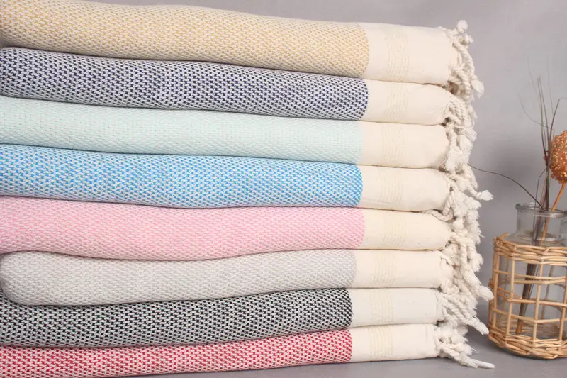 Fouta towel, Wedding Gifts Towel, Vegas Bachelorette Party Favors, Spa Towel, Gift For Best Friend, Personalized Gift, 68x40 Cotton Striped Towel - 2