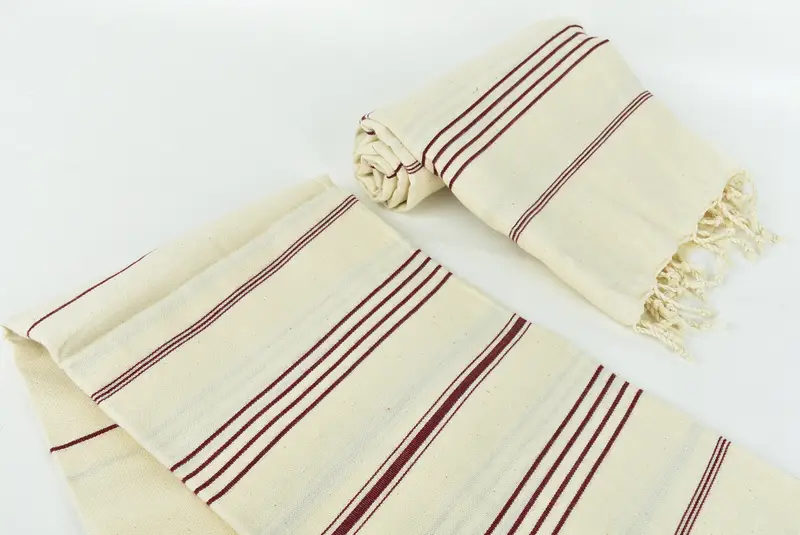 Custom Beach Towel, Custom Turkish Towel, 70x40 Linen Striped Towel, Traditional Turkish peshtemal for hammam, Thin towel, Beach towel, Custom Gifts - 7