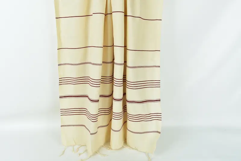 Custom Beach Towel, Custom Turkish Towel, 70x40 Linen Striped Towel, Traditional Turkish peshtemal for hammam, Thin towel, Beach towel, Custom Gifts - 8