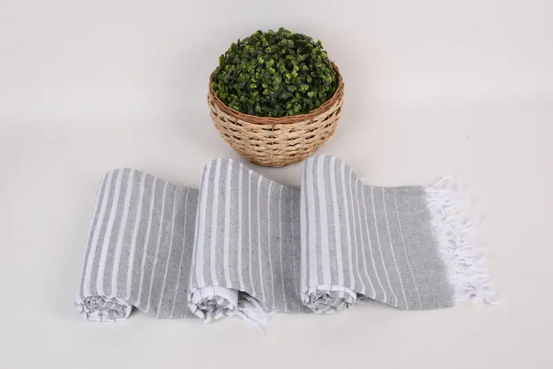 70x40 Cotton Striped Towel, Bridesmaid Gifts, Beach towel, Customized Towels, Wedding Anniversary Gift, Beach Towel Bulk, Luxury Turkish Bath Towel - 8