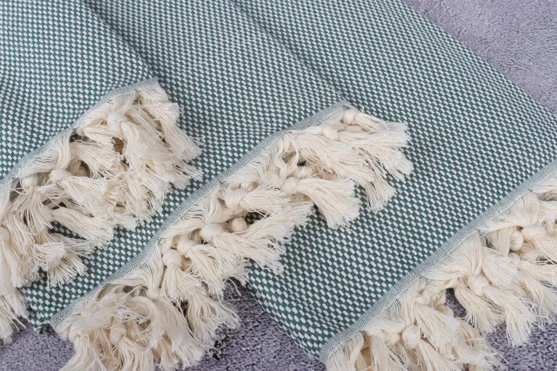 Home Decor Gifts, Summer Towel, Monogrammed Turkish Towel, Home Decor Towel, 70x40 Cotton Polka Dot Towel, Monogram Beach Towel, Turkish beach towel - 5