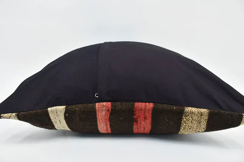 Living Room Throw Pillow, Turkish Kilim Pillow, 28x28 Brown Pillow Sham, Cushion, Kilim Pillow Cover, Pillow for Couch - 6