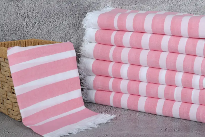 Mother Of The Groom Gift, Lightweight towel, 64x40 Cotton Striped Towel, Organic towel, Personalized Home Gift Wedding, Lightweight Turkish towel - 3