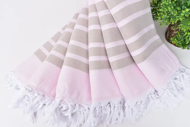 Wedding Gift, 68x36 Cotton Chevron Towel, Holiday Towel, Bridesmaid Gifts Personalized, Bridemaids Beach Towel, Monogrammed Beach Towel, Thin towel - 4