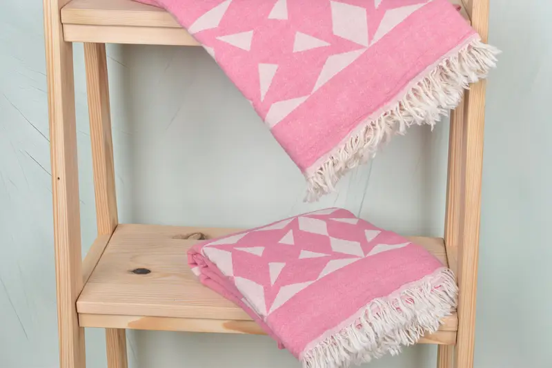 Lightweight Turkish towel, Gift For Coworker, 68x36 Cotton Compass Rose Design Towel, Best Beach Towel, Personalized Gift, Beach Theme Wedding Gift - 6