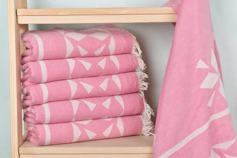 Lightweight Turkish towel, Gift For Coworker, 68x36 Cotton Compass Rose Design Towel, Best Beach Towel, Personalized Gift, Beach Theme Wedding Gift - 3
