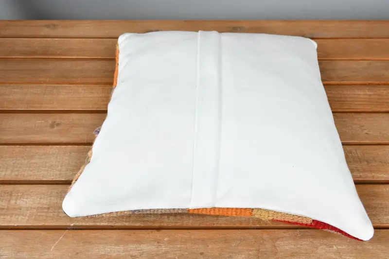 Cushion Cover, Interior Designer Pillow, Vintage Pillow, Boho Pillow, Decorative Throw Pillow Cover, 12x12 Red Cushion Case - 5