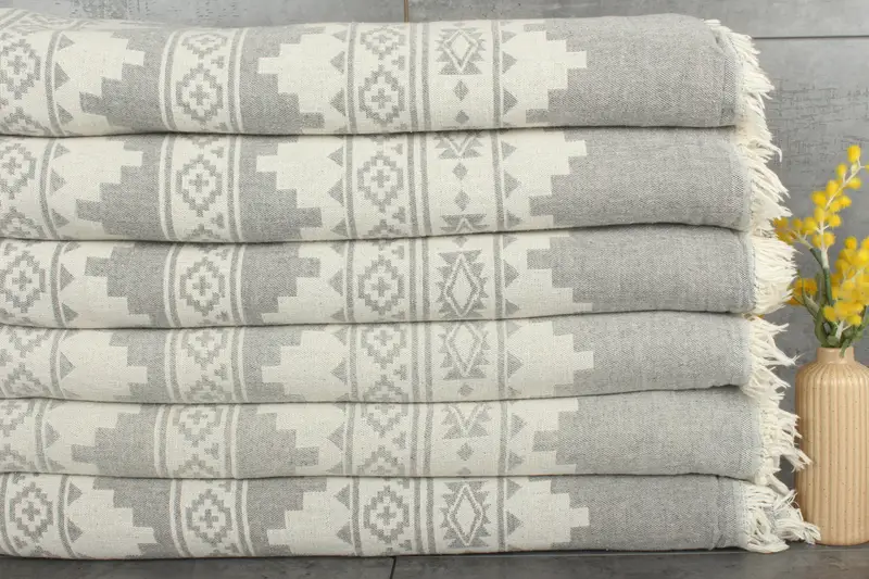 Beach Bachelorette Party Decorations, 92x80 Cotton Kilim Towel, Personalized Gifts, Woven Blanket, Maid Of Honor Gift, Decorative Blanket - 2