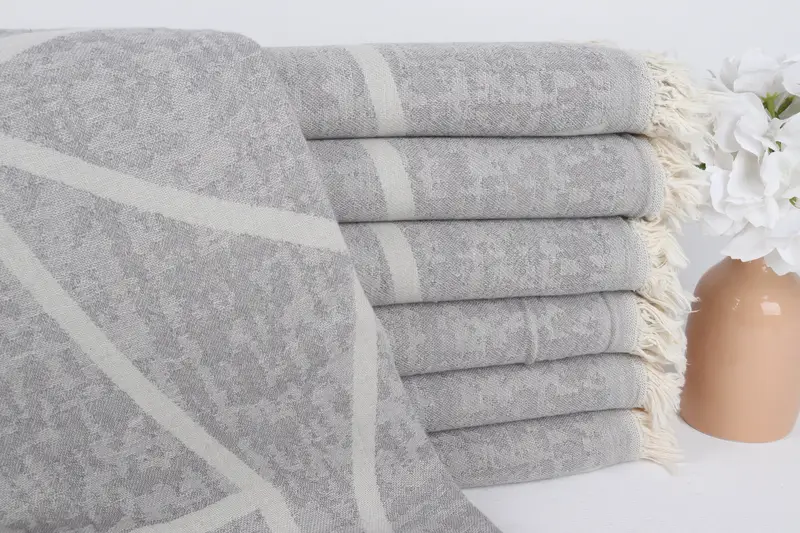 Thin towel, 70x40 Cotton Asymmetric Design Towel, Turkish hand towel, Bachelorette Party Gifts, Bridesmaid Gifts Personalized, Custom Wedding Gift - 2
