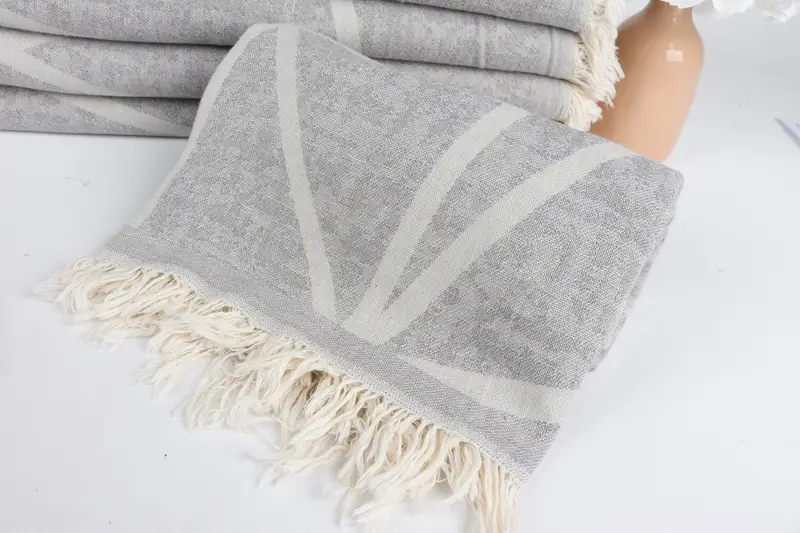Thin towel, 70x40 Cotton Asymmetric Design Towel, Turkish hand towel, Bachelorette Party Gifts, Bridesmaid Gifts Personalized, Custom Wedding Gift - 5