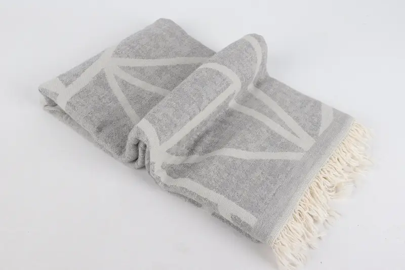 Thin towel, 70x40 Cotton Asymmetric Design Towel, Turkish hand towel, Bachelorette Party Gifts, Bridesmaid Gifts Personalized, Custom Wedding Gift - 7