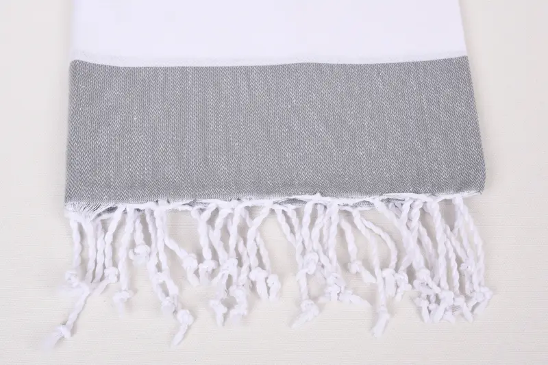 70x40 Cotton Striped Towel, Custom Gifts, Eco-Friendly Turkish Towel, Absorbent towel, Beach Wedding Favor, Quick-Dry Beach Towel, Lightweight towel - 3