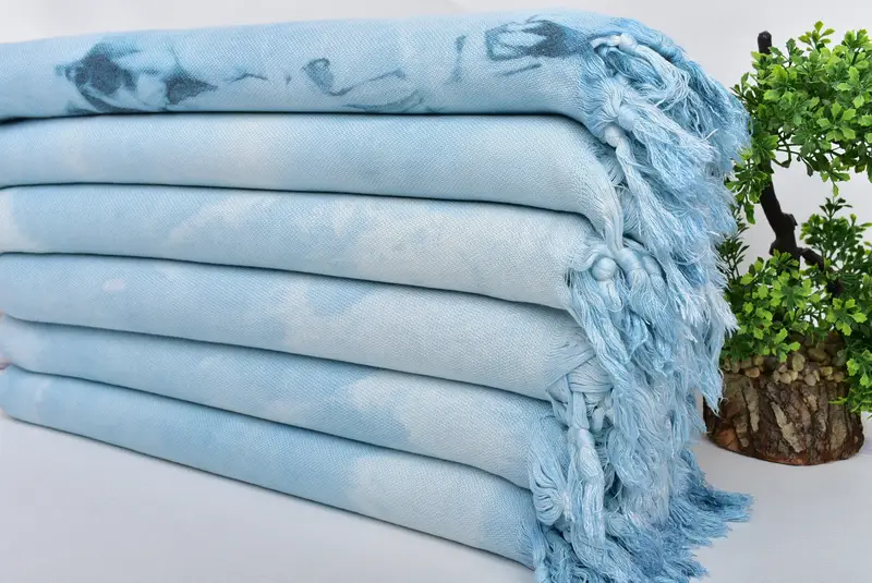 Quick-dry peshtemal, Spa Towel, Personalized Towel, Bachelor Gift, Eco-Friendly Turkish Towel, 64x40 Cotton Tie Dye Towel, Bachelorette Party Gifts - 4