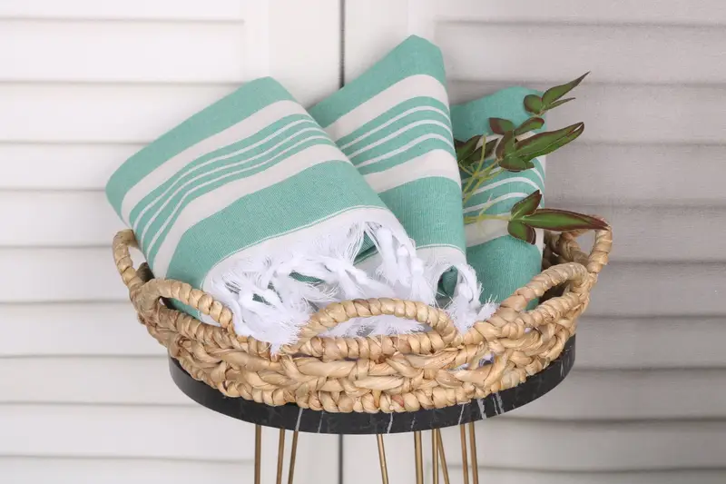 70x40 Cotton Striped Towel, Valentines Gift, Yoga Towel, Turkish hand towel, Personalized Turkish Towel, Turkish Towel Monogram, Housewarming Gift - 5