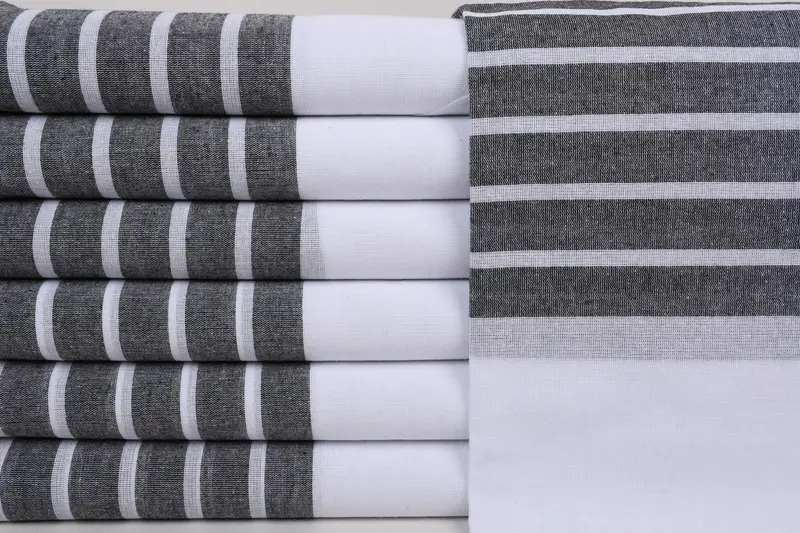 Guest Towel, 70x40 Cotton Striped Towel, Gift Towel, Absorbent towel, Peshtemal Towel, Personalized Bridesmaid Beach Towel, Monogram Turkish Towel - 1